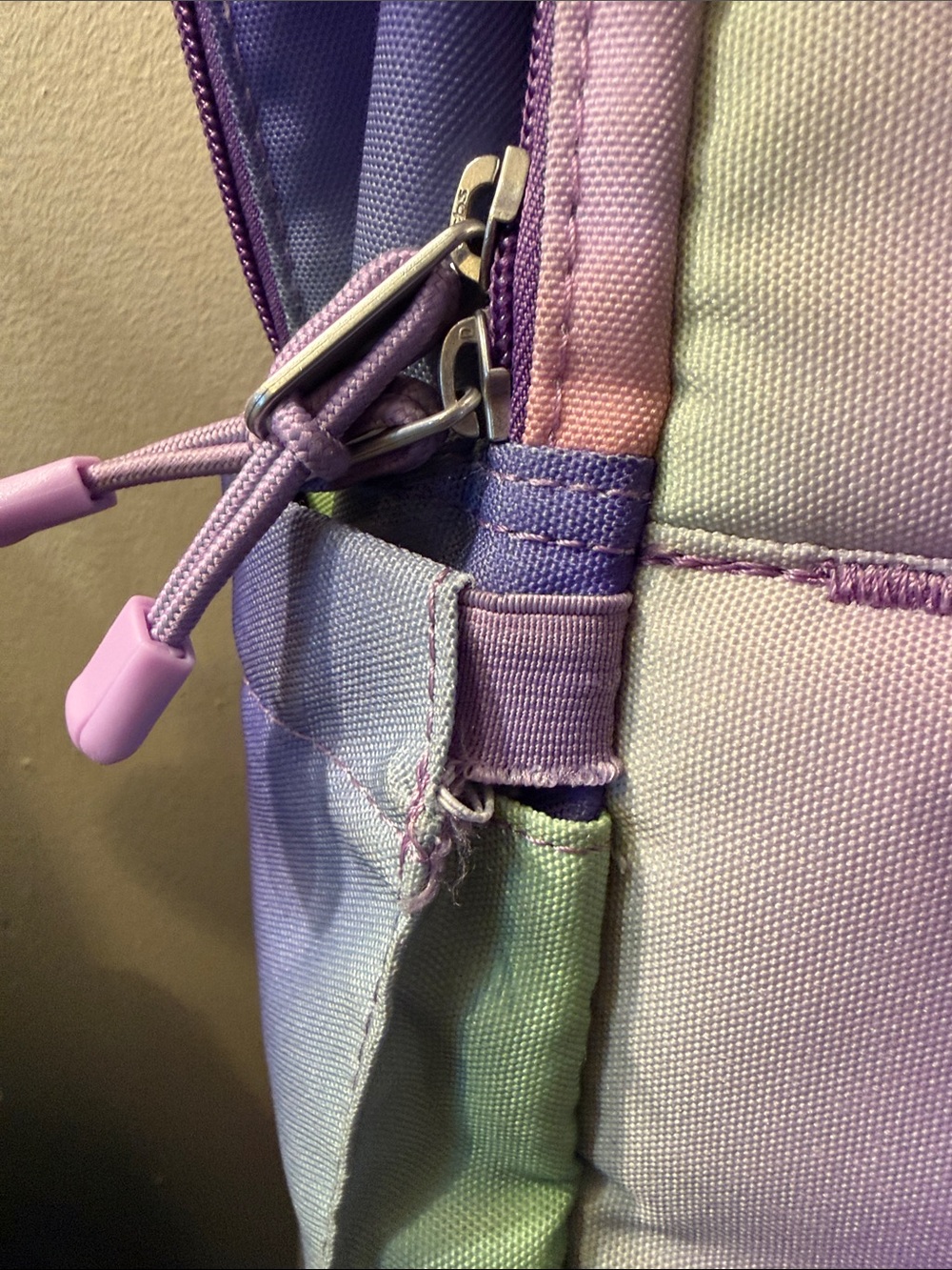 STATE Ombre Rainbow Backpack - Purple, Blue, Green, Yellow, Orange - Picture 10 of 13